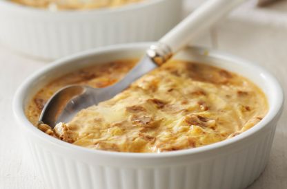 Crème-brûlée-aux-ravioles-à-l'emmental,-noix-et-jambon-cru