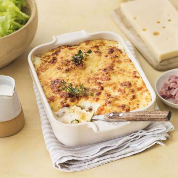 pates-fraiches-boursin-en-gratin-au-jambon