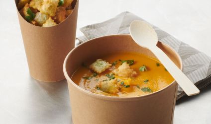 pumpkin-and-ginger-soup-with-fried-ravioles