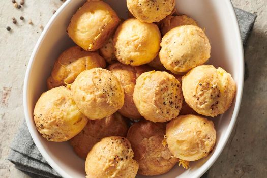 Gougeres de quenelles Emmental