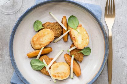 quenelles-en-tranche-foie-gras-et-pommes-caramelisees