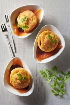 Tapas de quenelles brochet et truite fumee