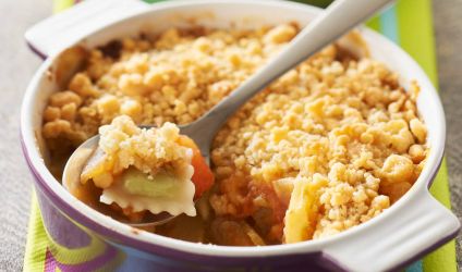 Crumble-de-légumes-aux-ravioles-du-Dauphiné