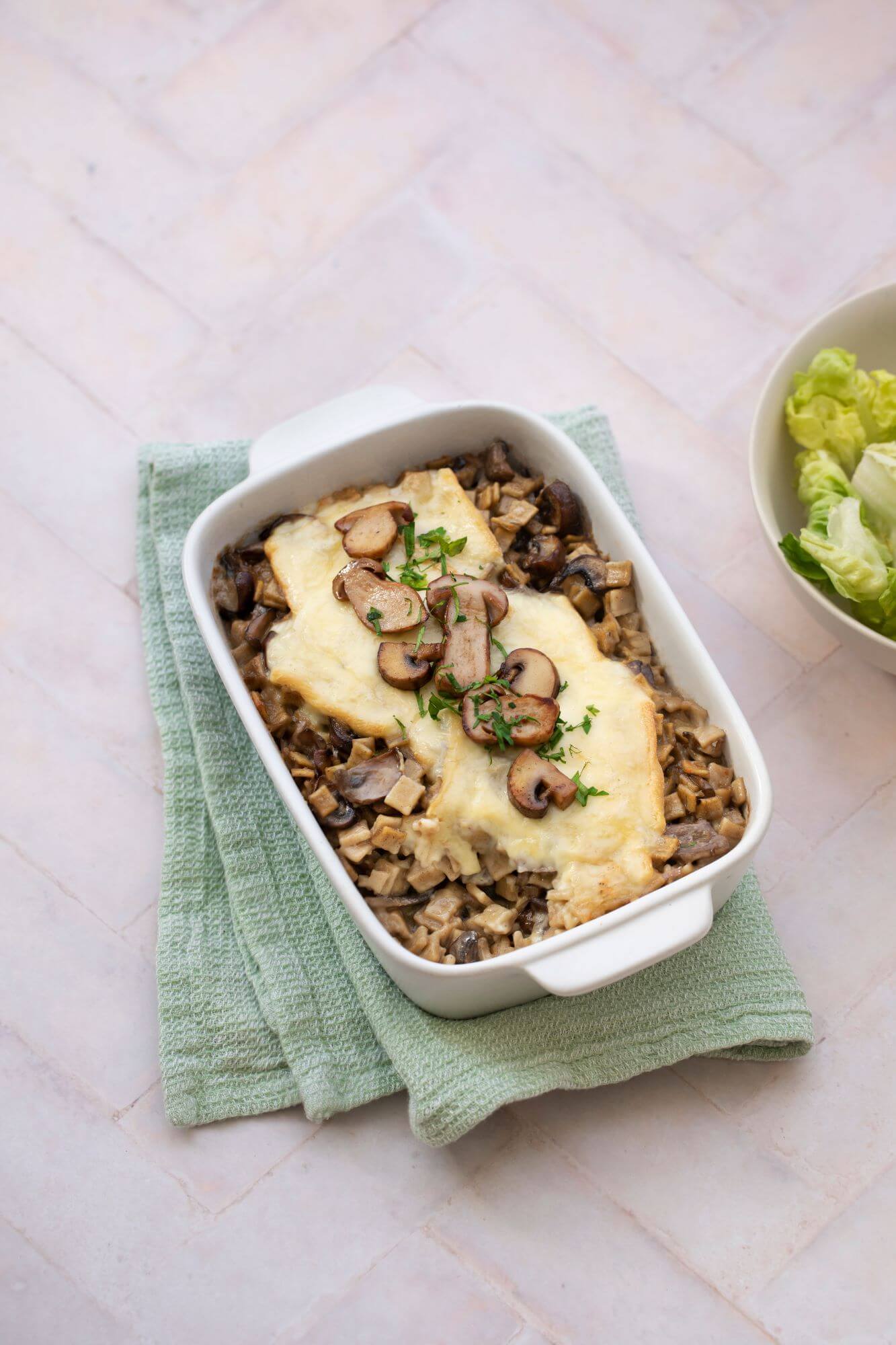 Gratin-de-crozets-aux-champignons-et-à-la-Raclette-de-Savoie